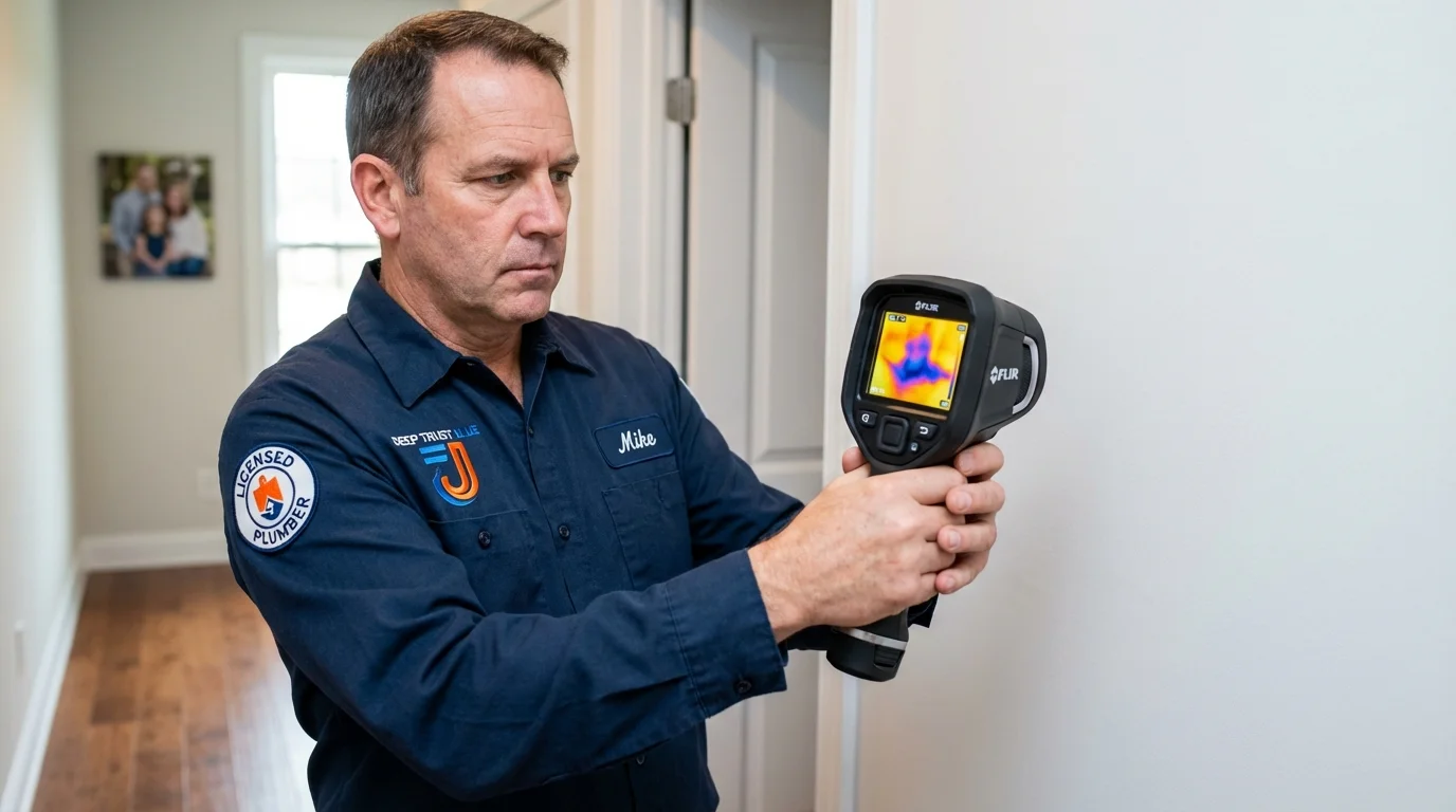 Thermal imaging leak detection by Johns Plumbing LLC in Kapolei